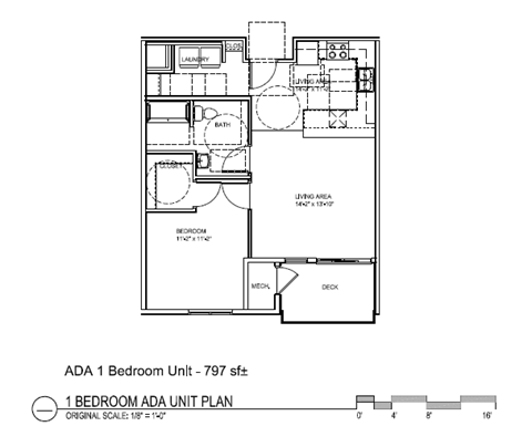 Pine ADA Floor Plan at Cedar Green, Blaine, MN, 55434
